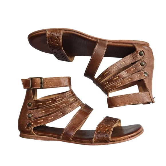 Bed Stu Artemis Gladiator Sandals Tan Rustic - Picture 3 of 11